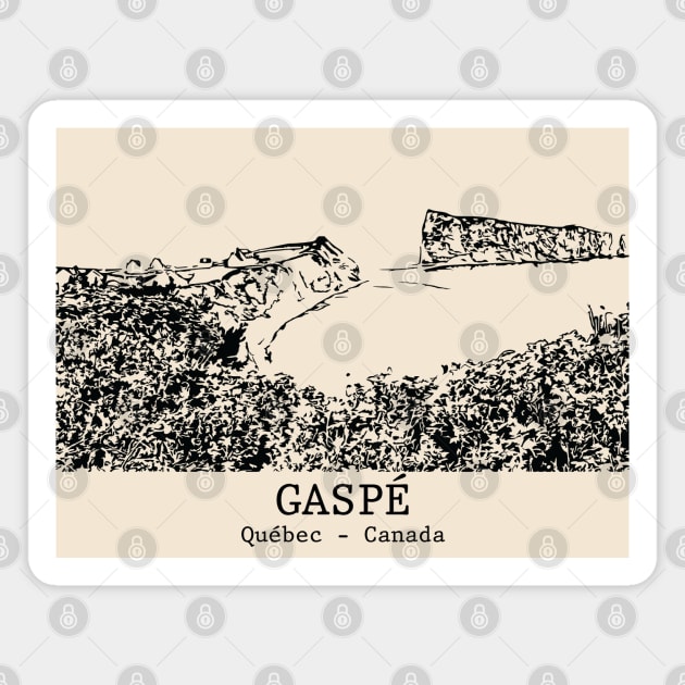 Gaspé - Québec Magnet by Lakeric